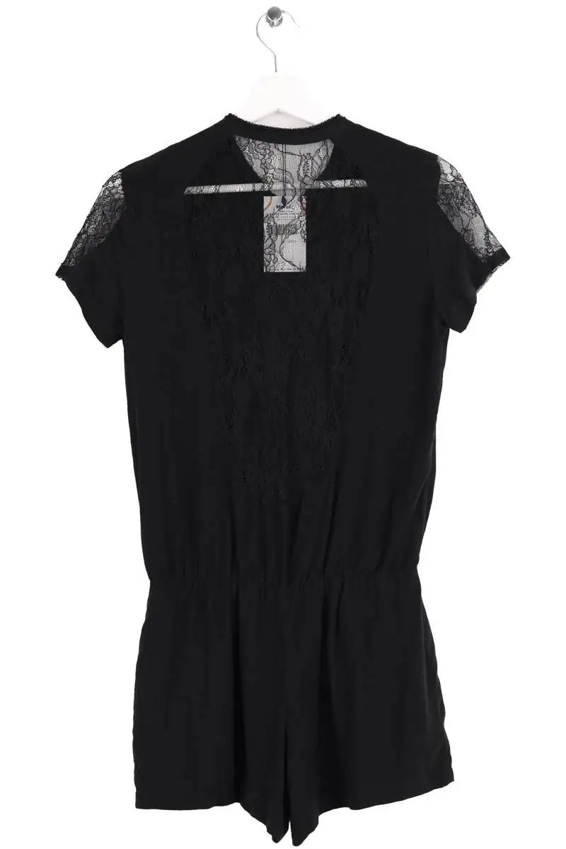 Combishort Maje Noir en Soie