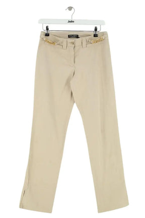 Pantalon Dolce & Gabbana Beige en Coton, taille S - Seconde Main