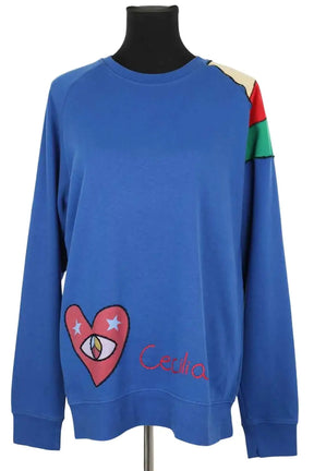 Sweatshirt Moon Society  Bleu