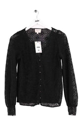Blouse Sézane Noir en Coton, taille XS - Seconde Main