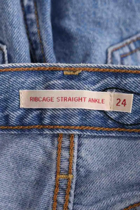 Jean droit Levi's Bleu en Coton