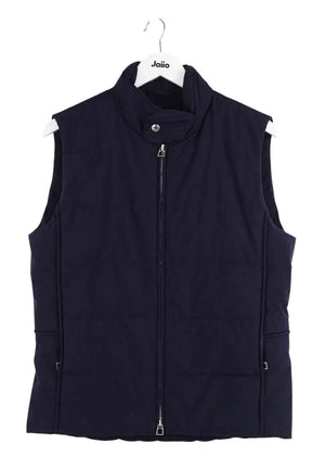 Veste Hermès Marine en Synthétique, taille M - Seconde Main