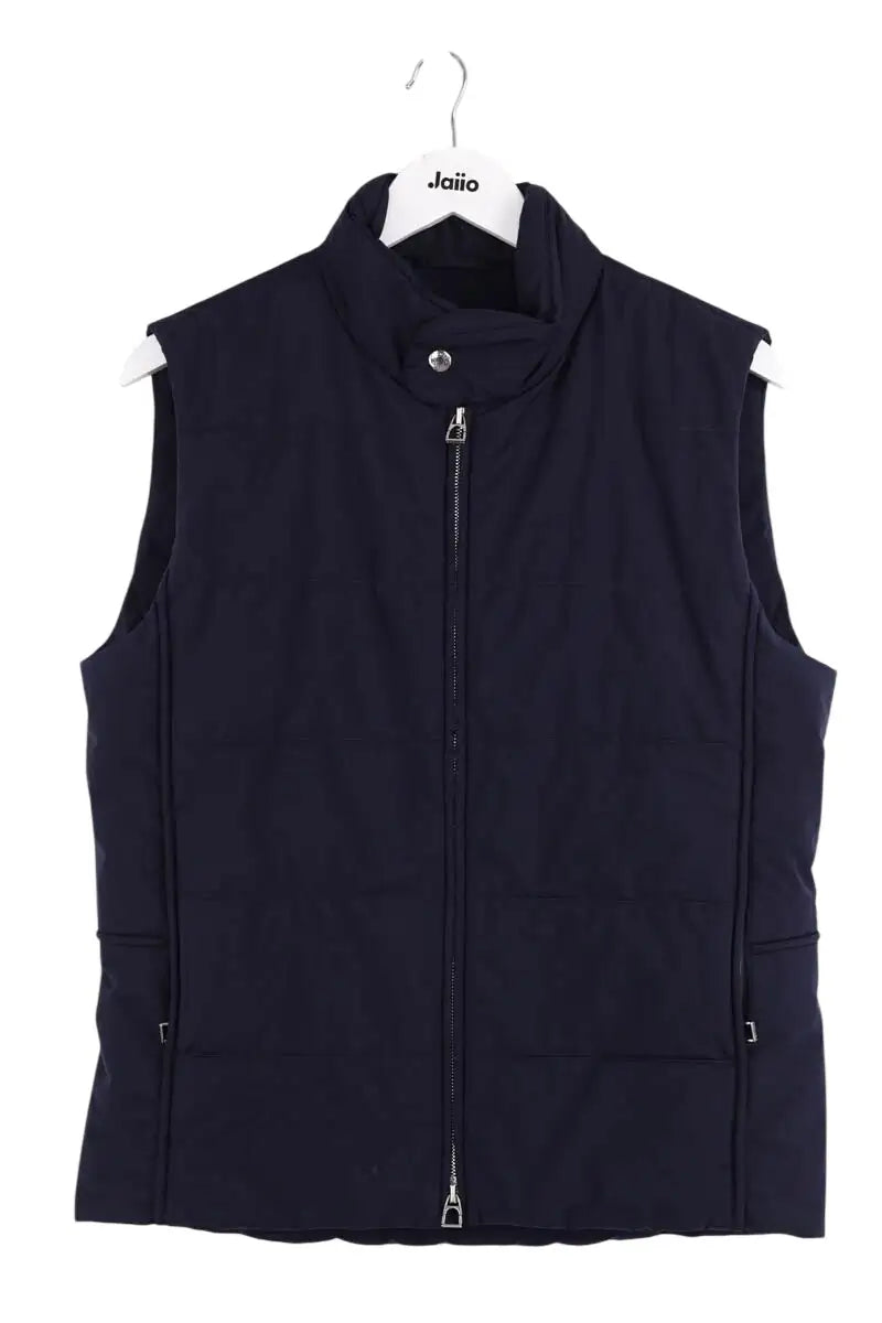 Veste Hermès Marine en Synthétique, taille M - Seconde Main