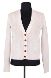 Cardigan Anine Bing Beige en Synthétique, taille M - Seconde Main