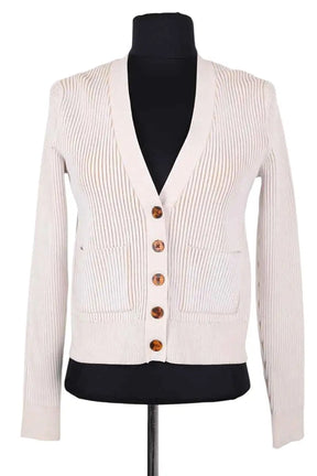 Cardigan Anine Bing Beige en Synthétique, taille M - Seconde Main