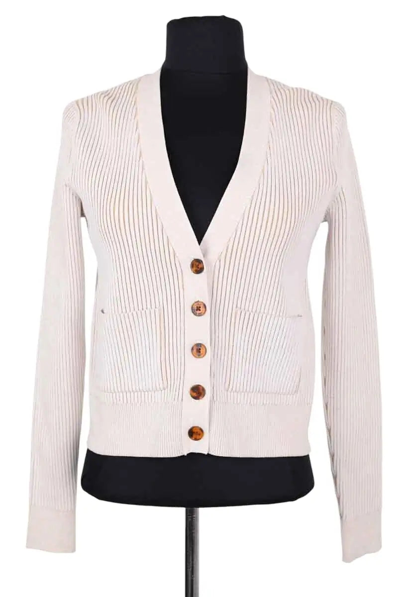 Cardigan Anine Bing Beige en Synthétique, taille M - Seconde Main