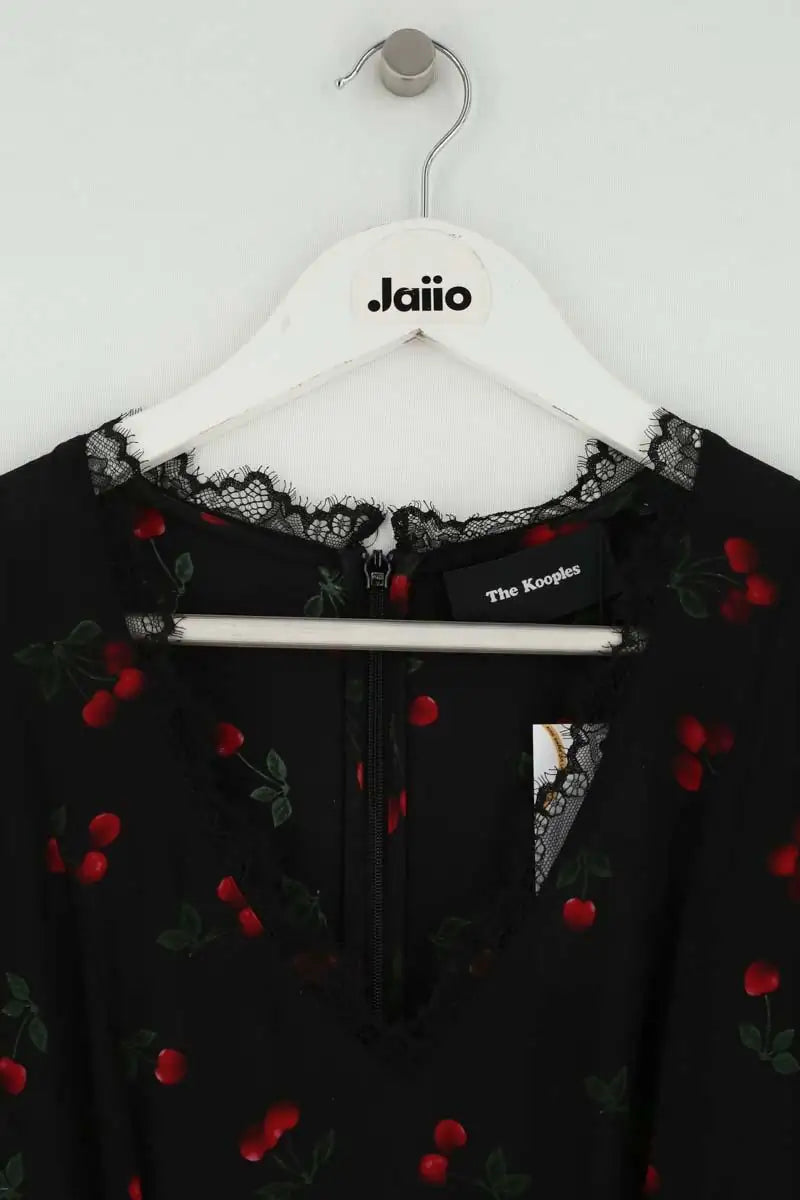 Robe The Kooples Noir en Soie