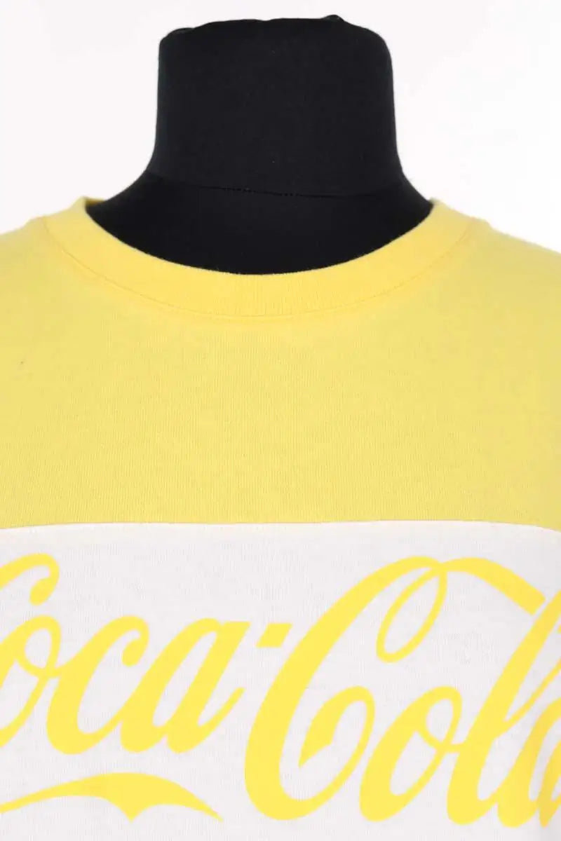 T-shirt Tommy Hilfiger Jaune en Coton