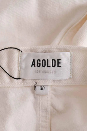 Bermuda Agolde Ecru en Coton