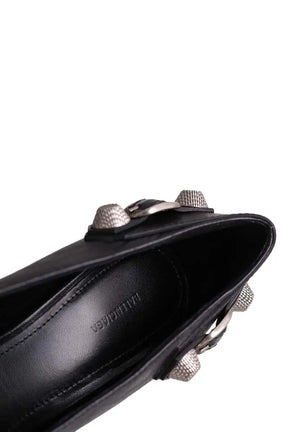 Talons Balenciaga Cagole Noir en Cuir