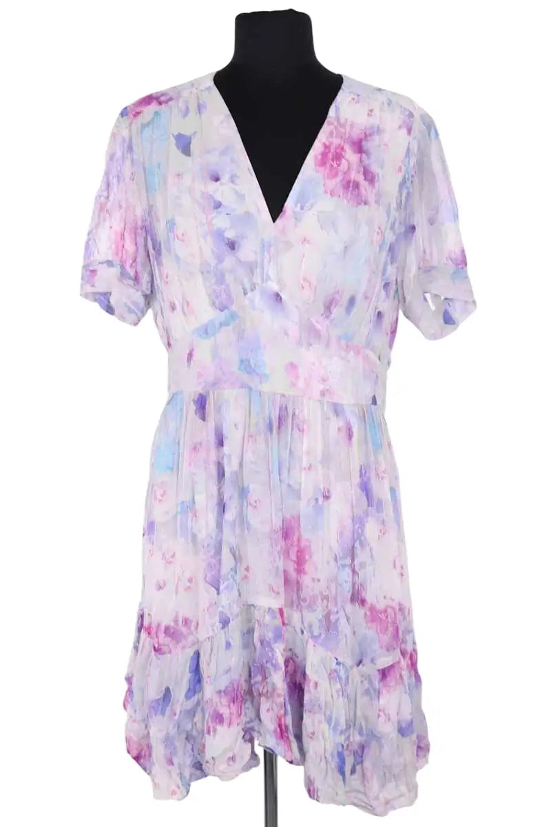 Robe The Kooples Blanc en Viscose, taille L - Seconde Main