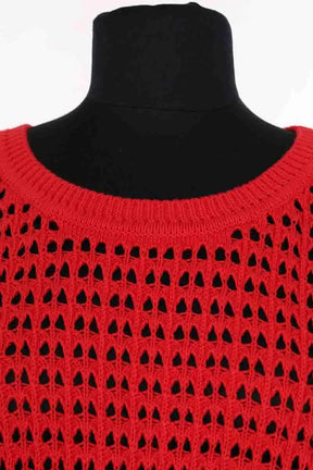 Pull Claudie Pierlot Rouge en Coton