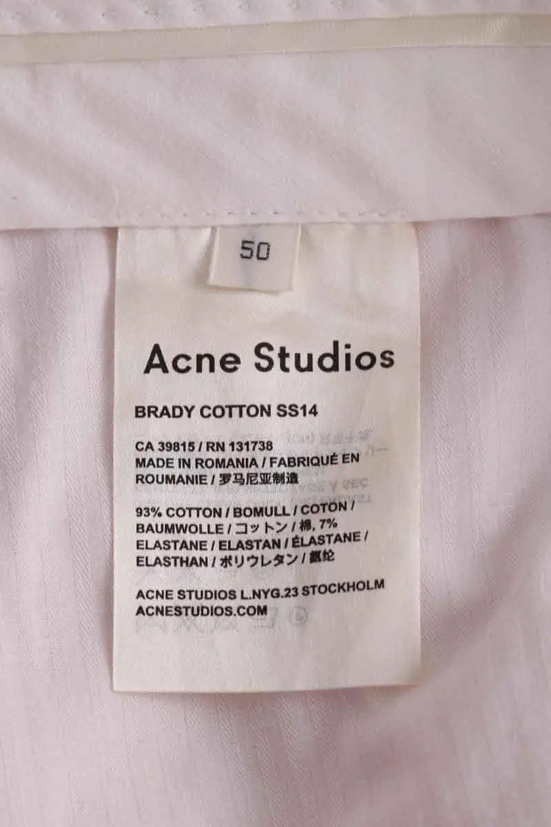 Pantalon Acne Studios Rouge en Coton