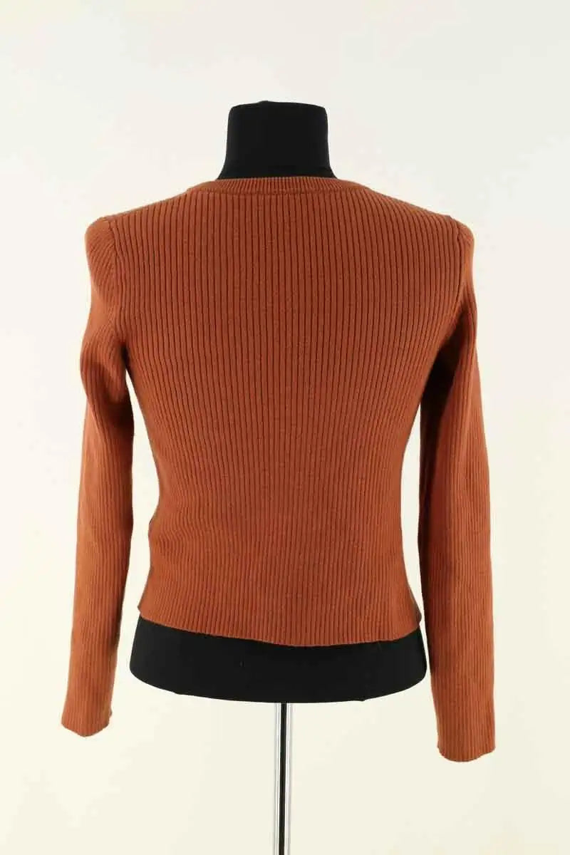 Cardigan Sézane Marron en Coton