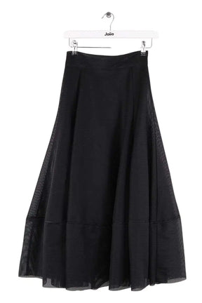 Jupe Maje Noir en Synthétique, taille S - Seconde Main