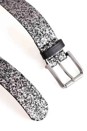 Ceinture en cuir Maje Argent en Cuir