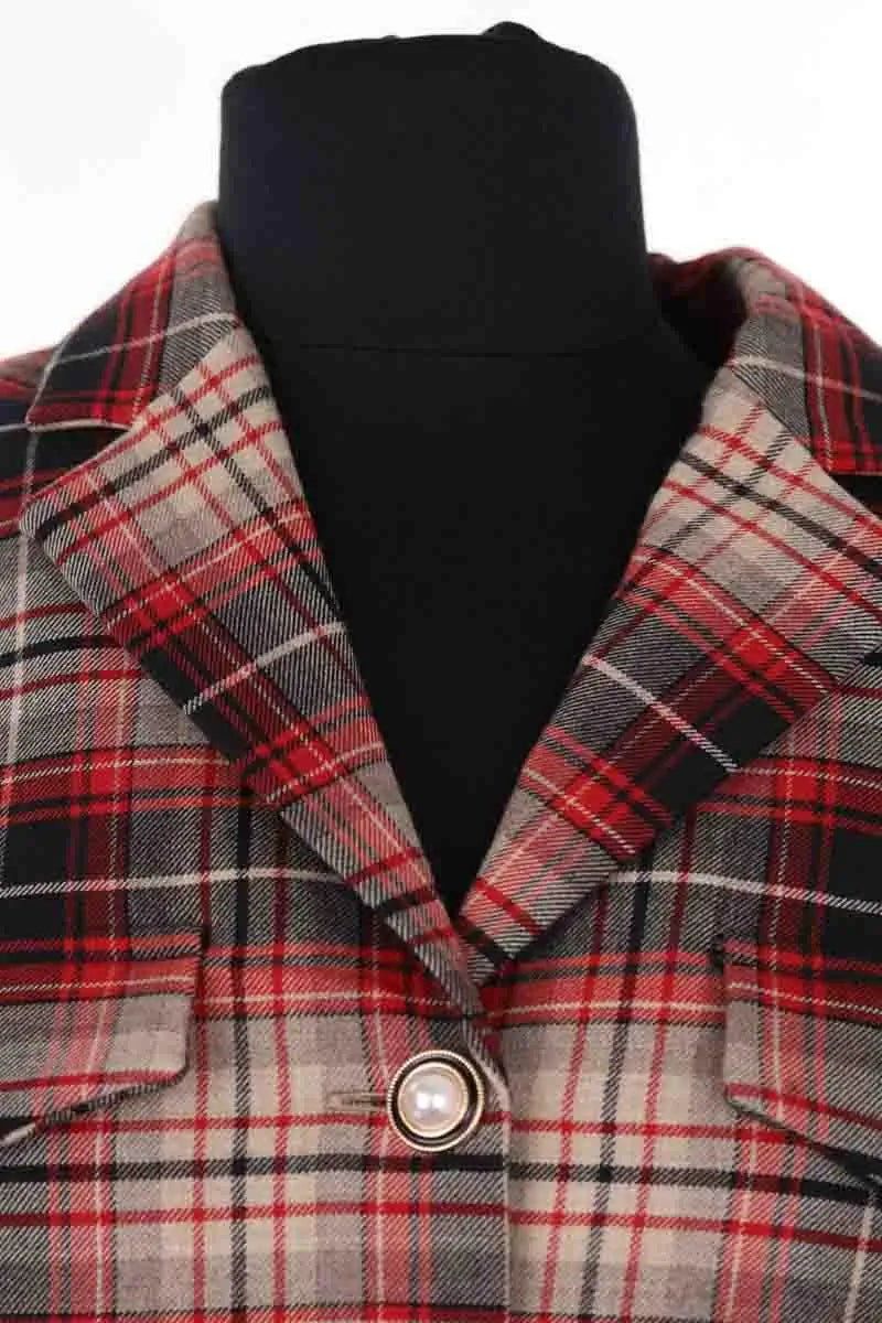 Veste Tara Jarmon Rouge en Synthétique