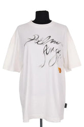 T-shirt Palm Angels Ecru en Coton, taille S - Seconde Main