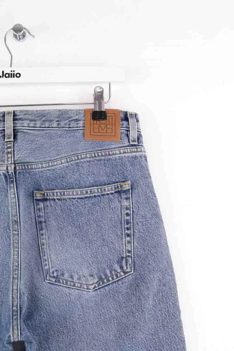 Jean droit Toteme Bleu en Coton