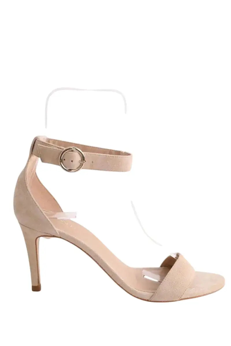 Sandales LK Bennett Ivy Beige en Daim, taille 40 - Seconde Main