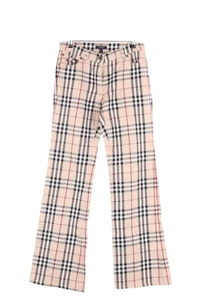 Pantalon Burberry Beige en Coton, taille S - Seconde Main