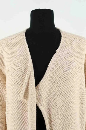 Cardigan Ba&Sh Ecru en Coton
