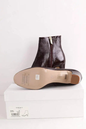 Boots LK Bennett Conway Bordeaux en Cuir verni