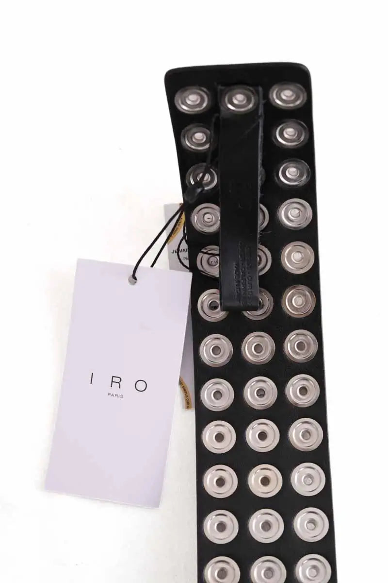 Ceinture en cuir Iro Noir en Cuir