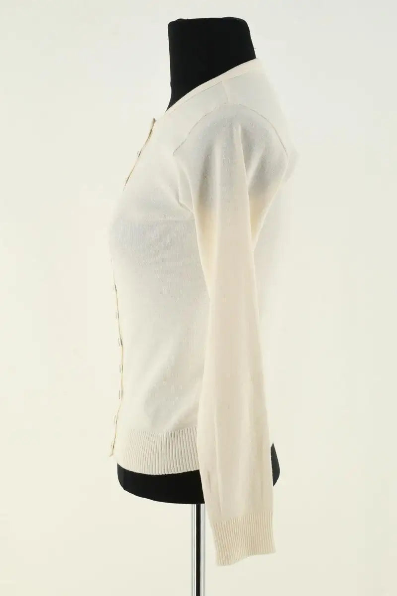 Cardigan Agnès B. Ecru en Coton