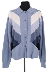 Cardigan BRUT Bleu en Laine, taille S - Seconde Main