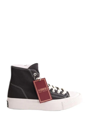Baskets hautes Converse Anthracite en Tissu, taille 41 - Seconde Main
