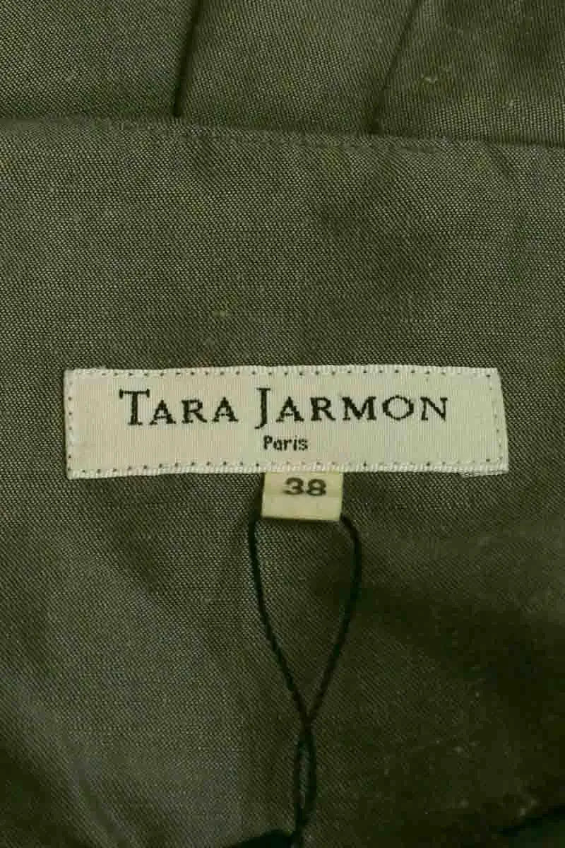 Robe Tara Jarmon Kaki en Lin