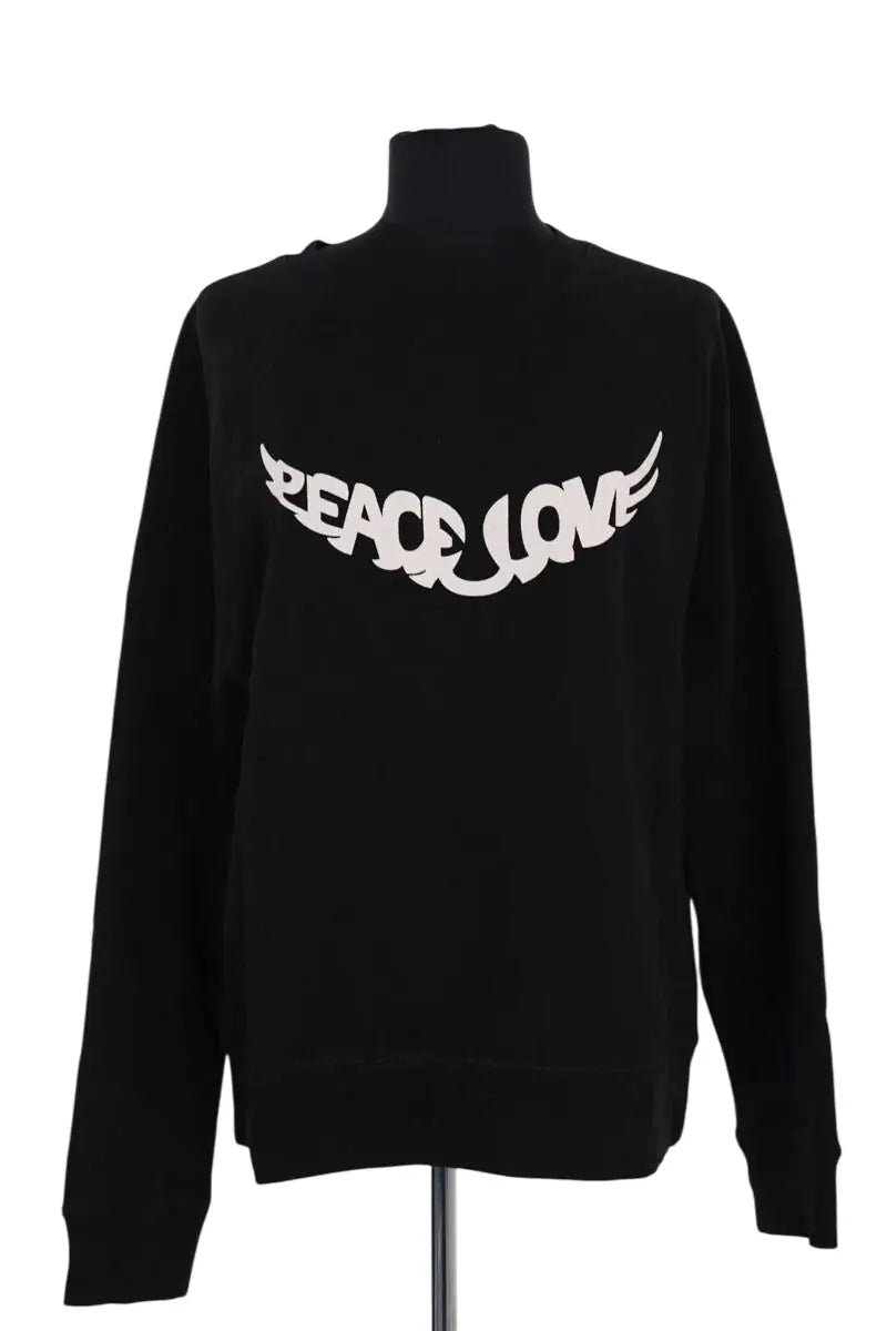 Sweatshirt Zadig & Voltaire Noir en Coton, taille M - Seconde Main
