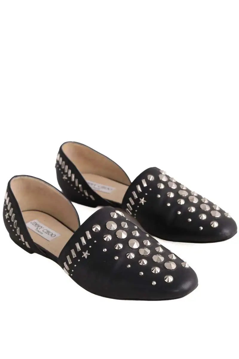 Mules Jimmy Choo Noir en Cuir