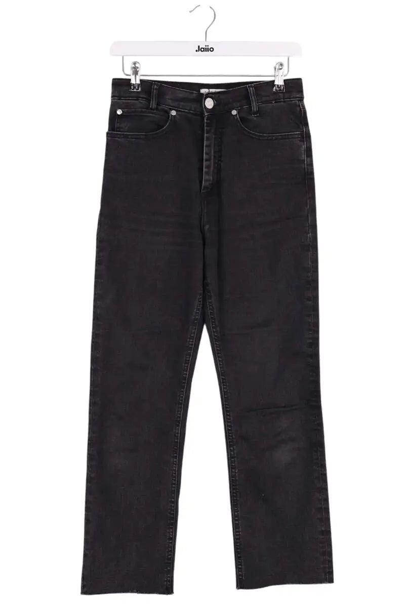 Jean droit Sandro Anthracite en Coton, taille S - Seconde Main