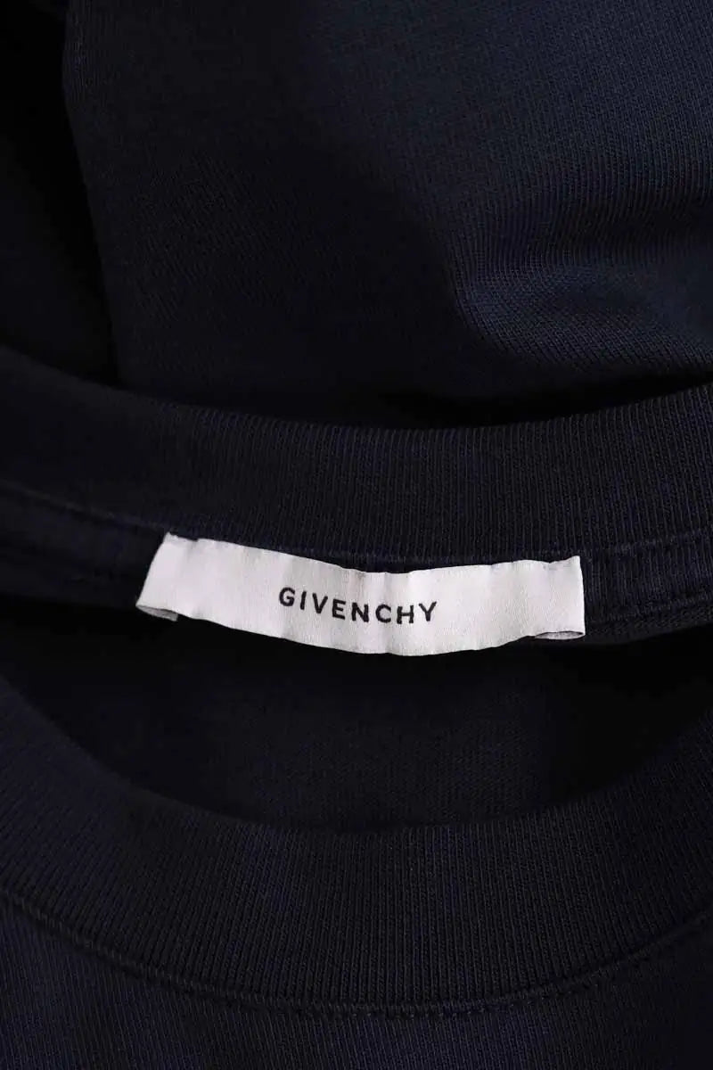 T-shirt Givenchy Marine en Coton