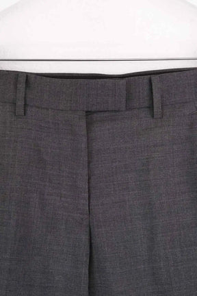 Pantalon droit Sacai Anthracite en Laine