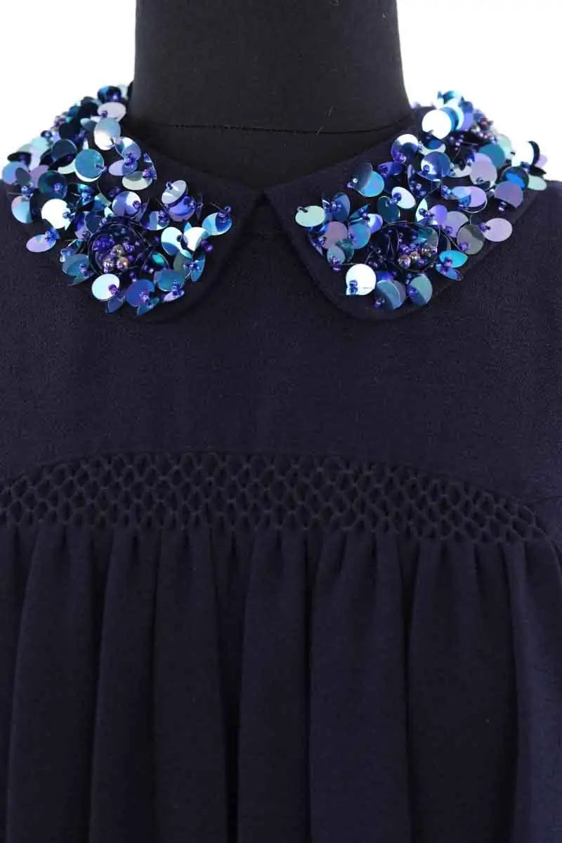Blouse Manoush Bleu en Synthétique