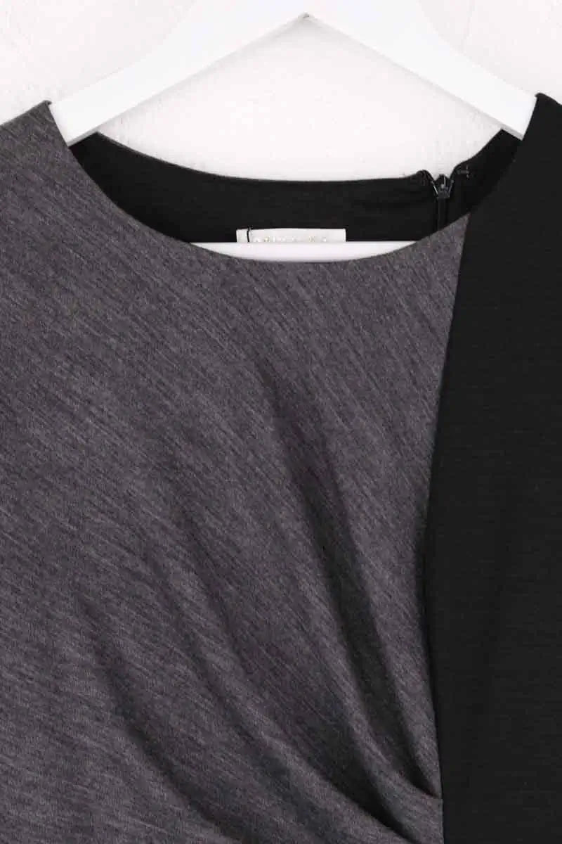 Robe Paule Ka Anthracite en Laine