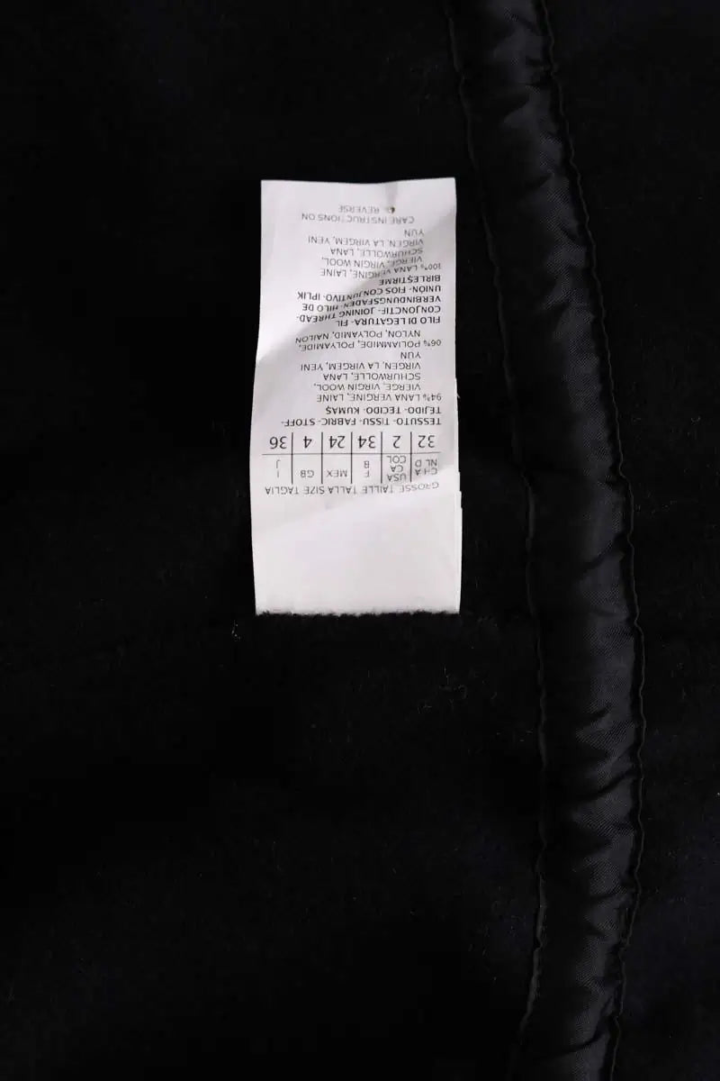 Manteau Sportmax Noir en Laine