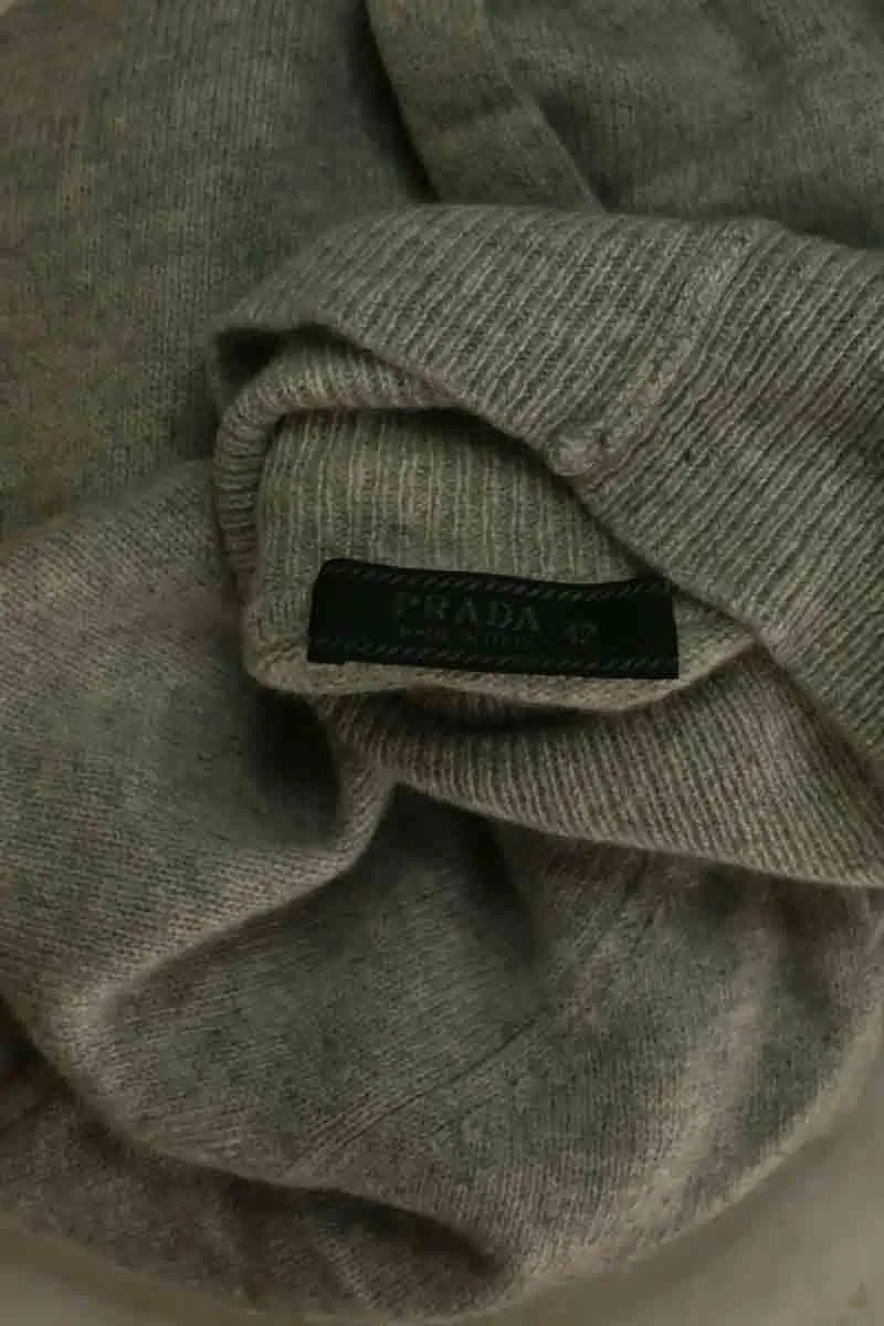Pull Prada Gris en Cachemire