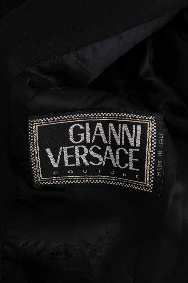 Blazer Versace Noir en Synthétique