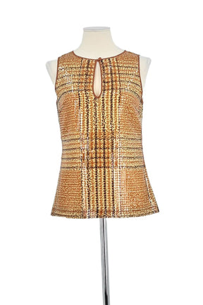 Top sans manche Tory Burch  Marron