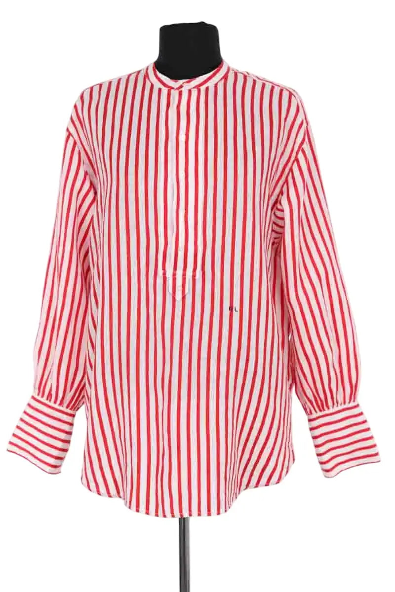 Chemise Ralph Lauren Rouge en Lin, taille M - Seconde Main