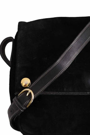 Sac à bandoulière Lancel Noir en Daim