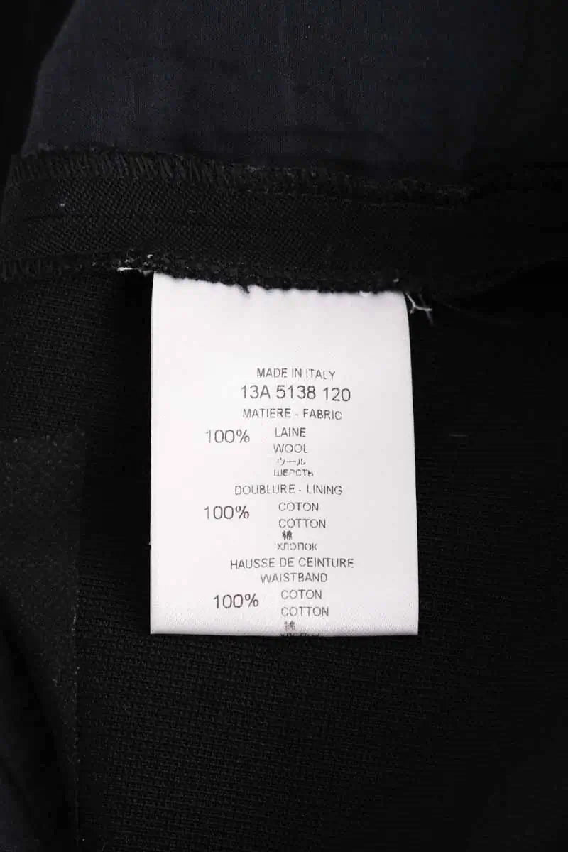 Pantalon droit Givenchy Noir en Laine
