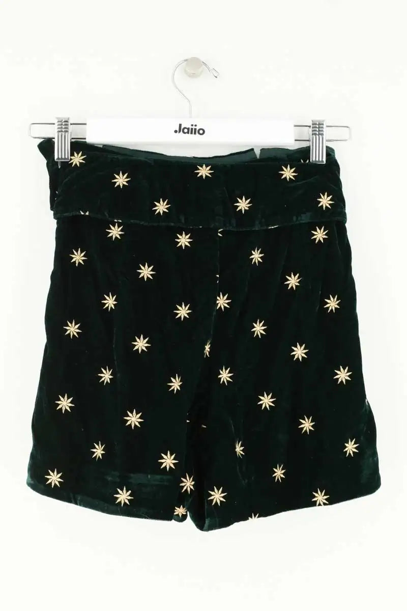 Mini short Sézane Vert en Coton
