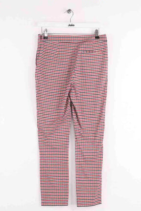 Pantalon droit Sézane Rouge en Synthétique