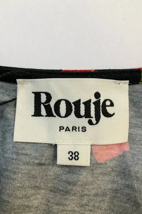 Robe Rouje Noir en Coton