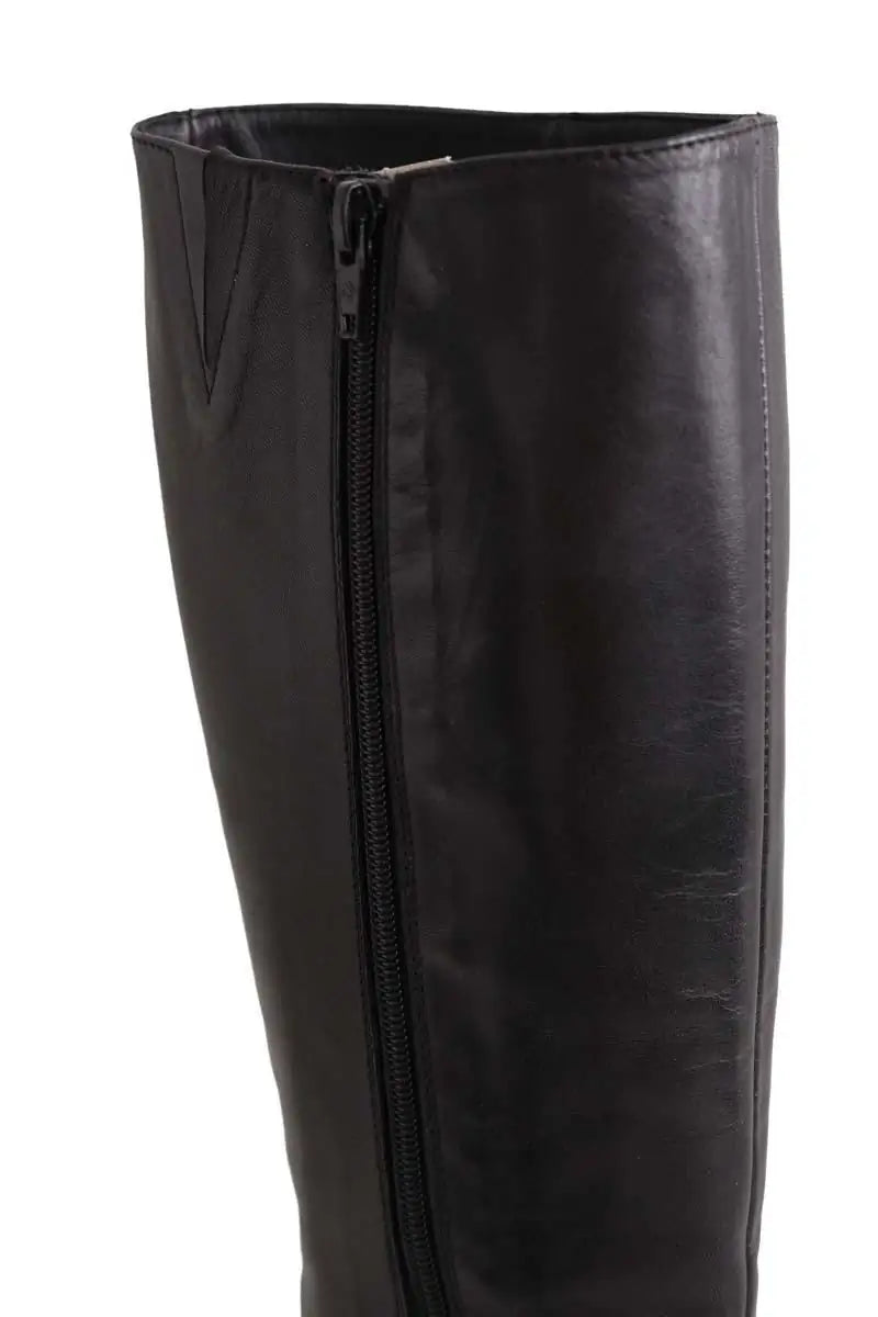 Bottes Carel Noir en Cuir
